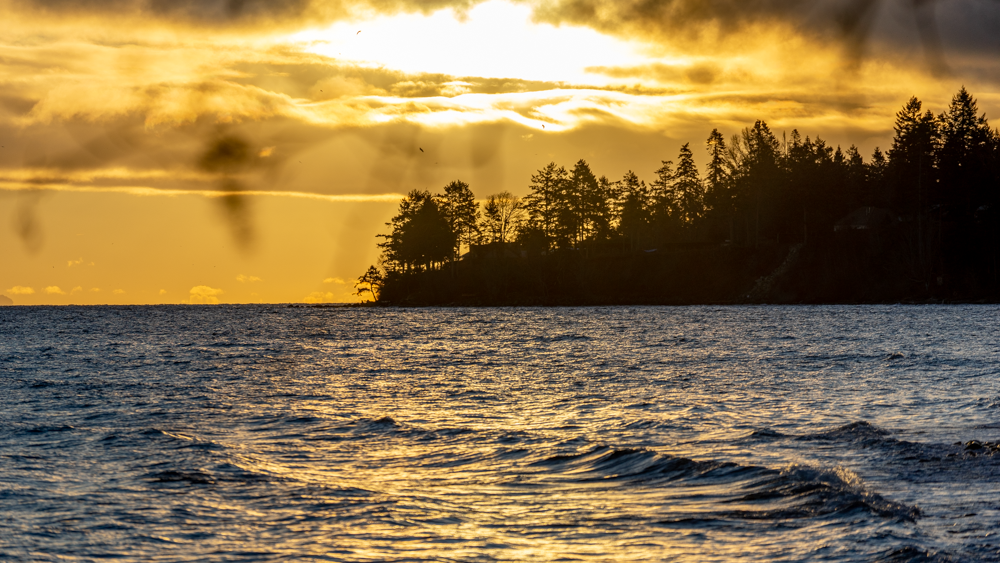 Frigid Golden Sunrise